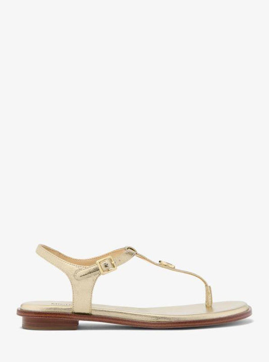 Mallory Metallic T-Strap Sandal