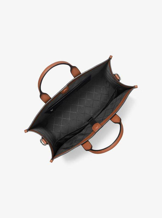 Hudson Pebbled Leather Tote Bag