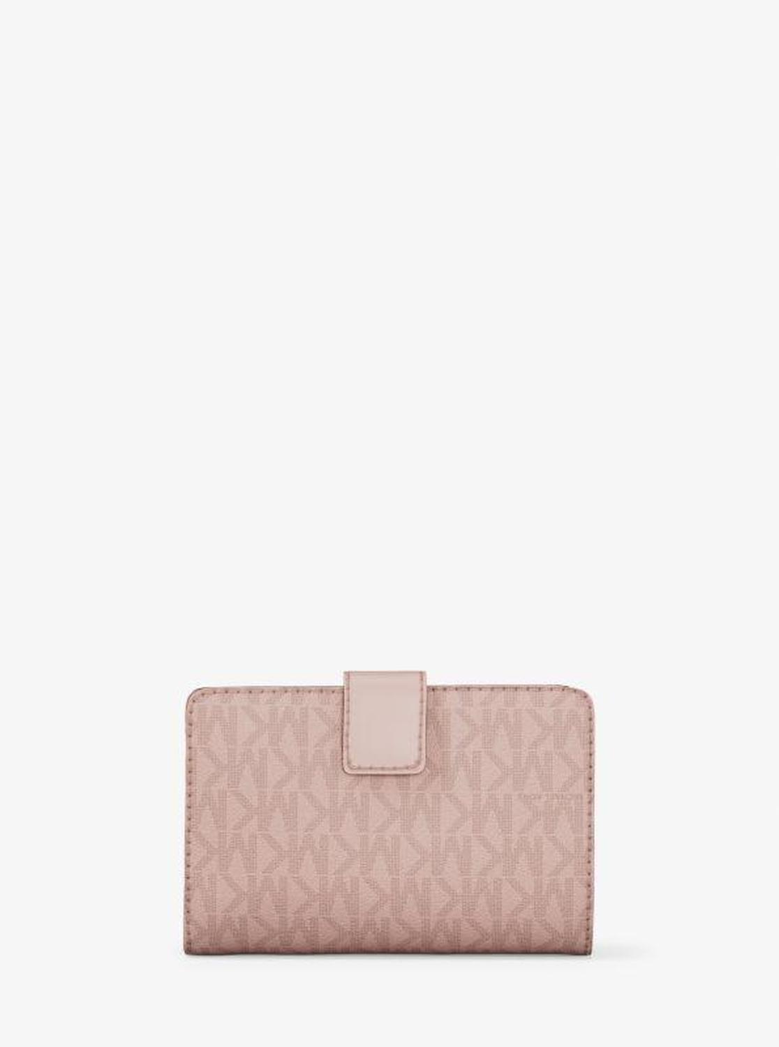 Jet Set Medium Signature Logo Bi-Fold Wallet