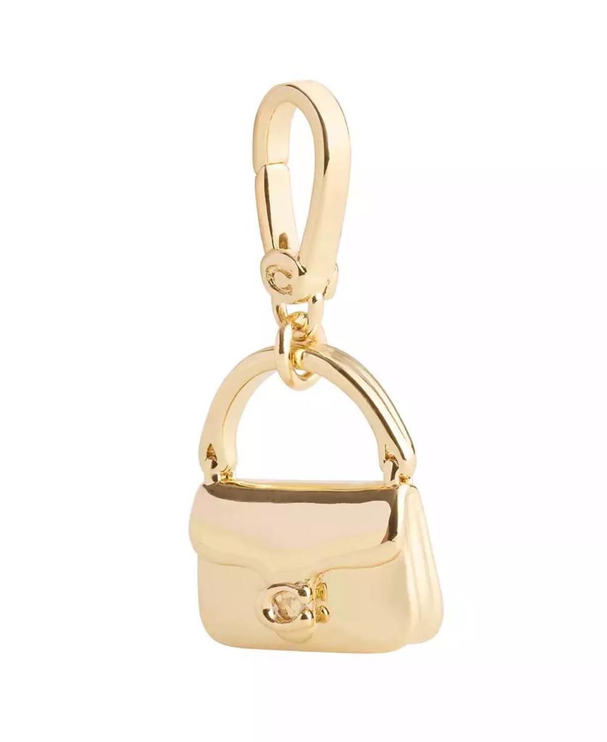 Gold Collectible Signature Sculpted C Handbag Charms