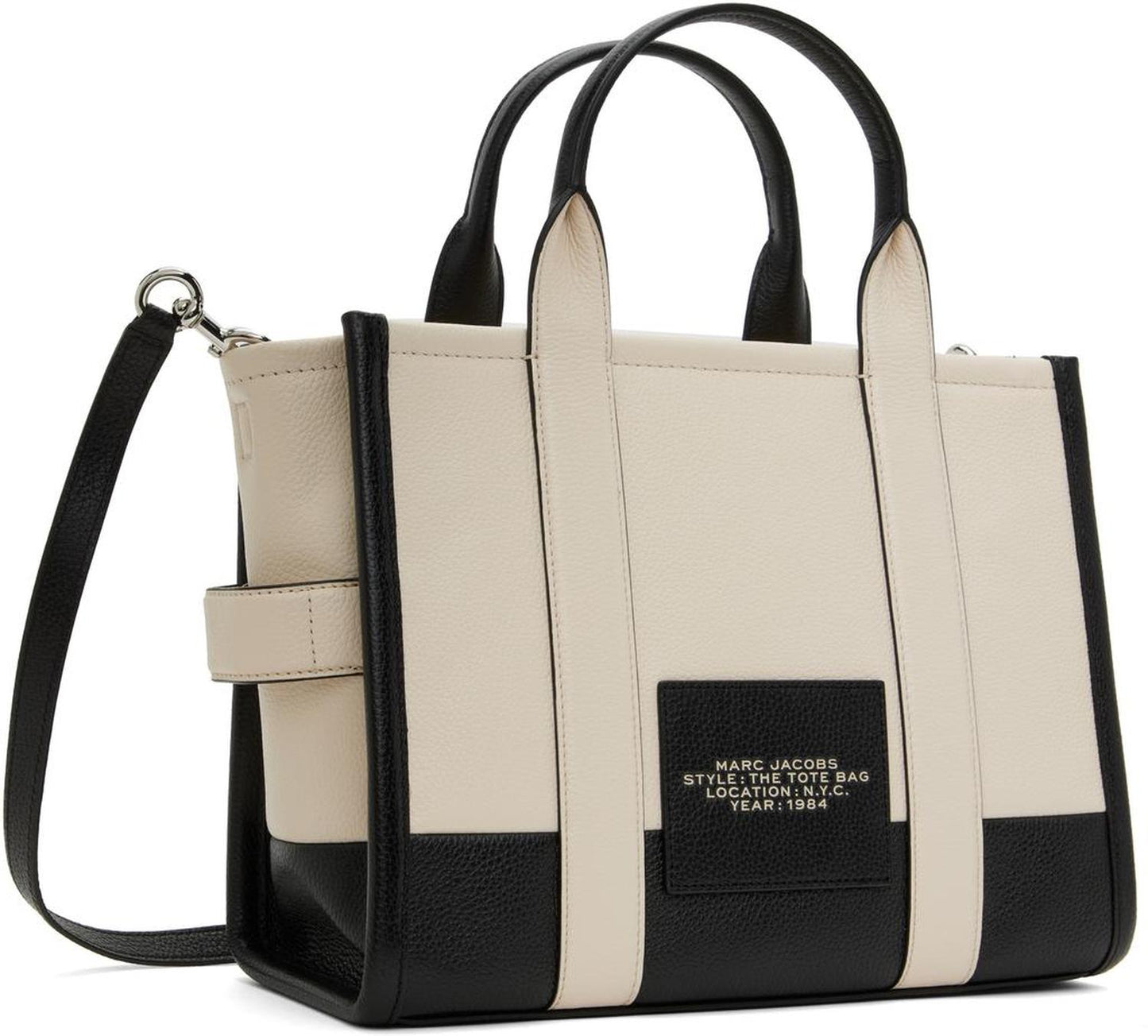 Off-White & Black 'The Leather Medium' Tote