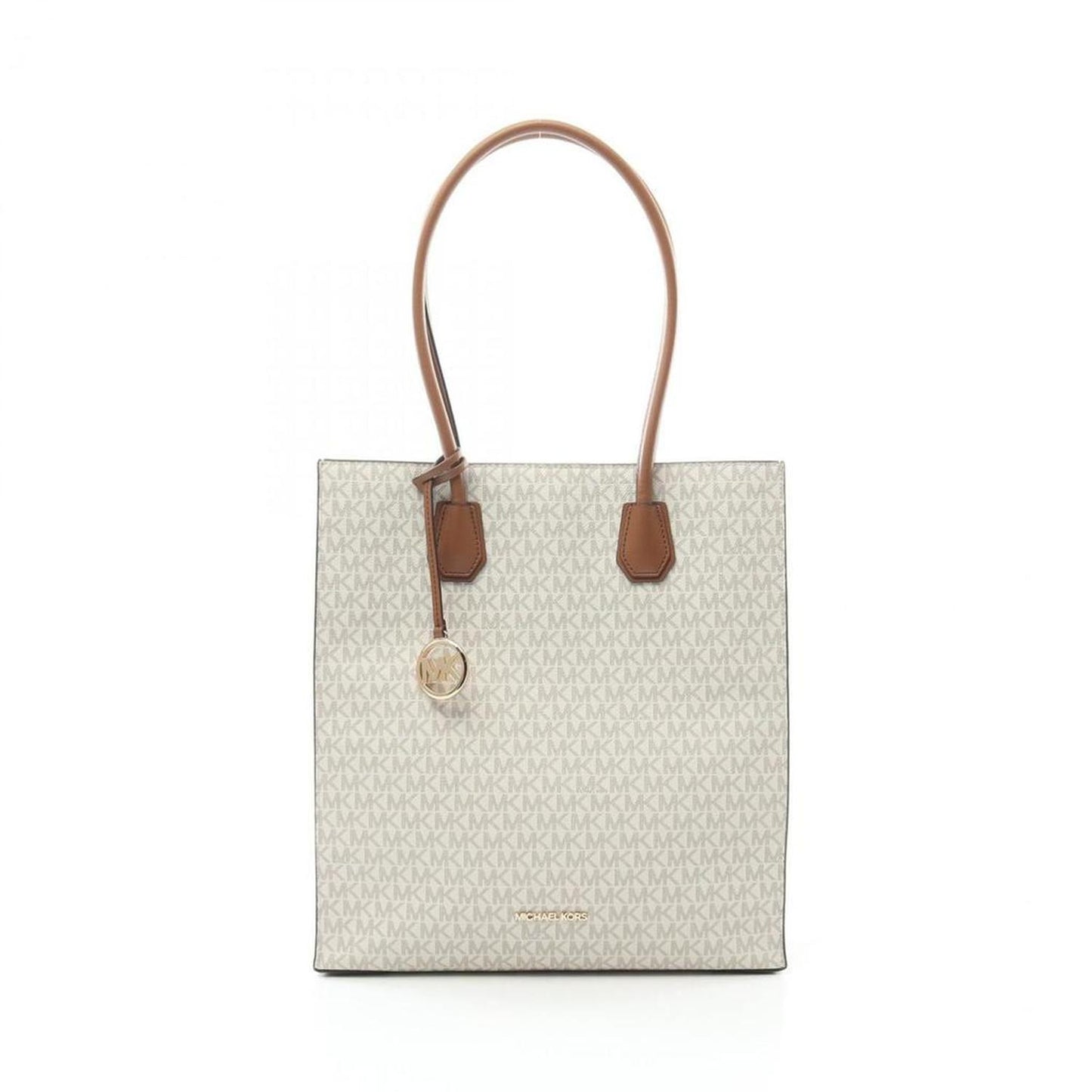 ivory Pvc Leather Tote Bag (Pre-Owned)