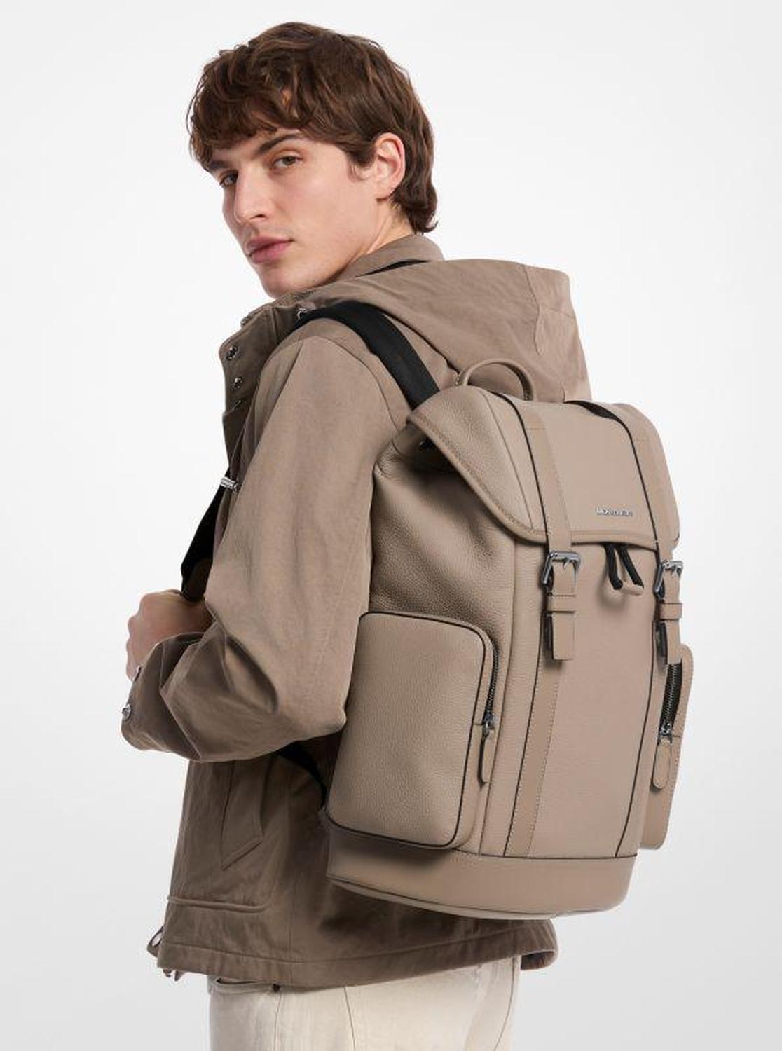 Hudson Pebbled Leather Backpack