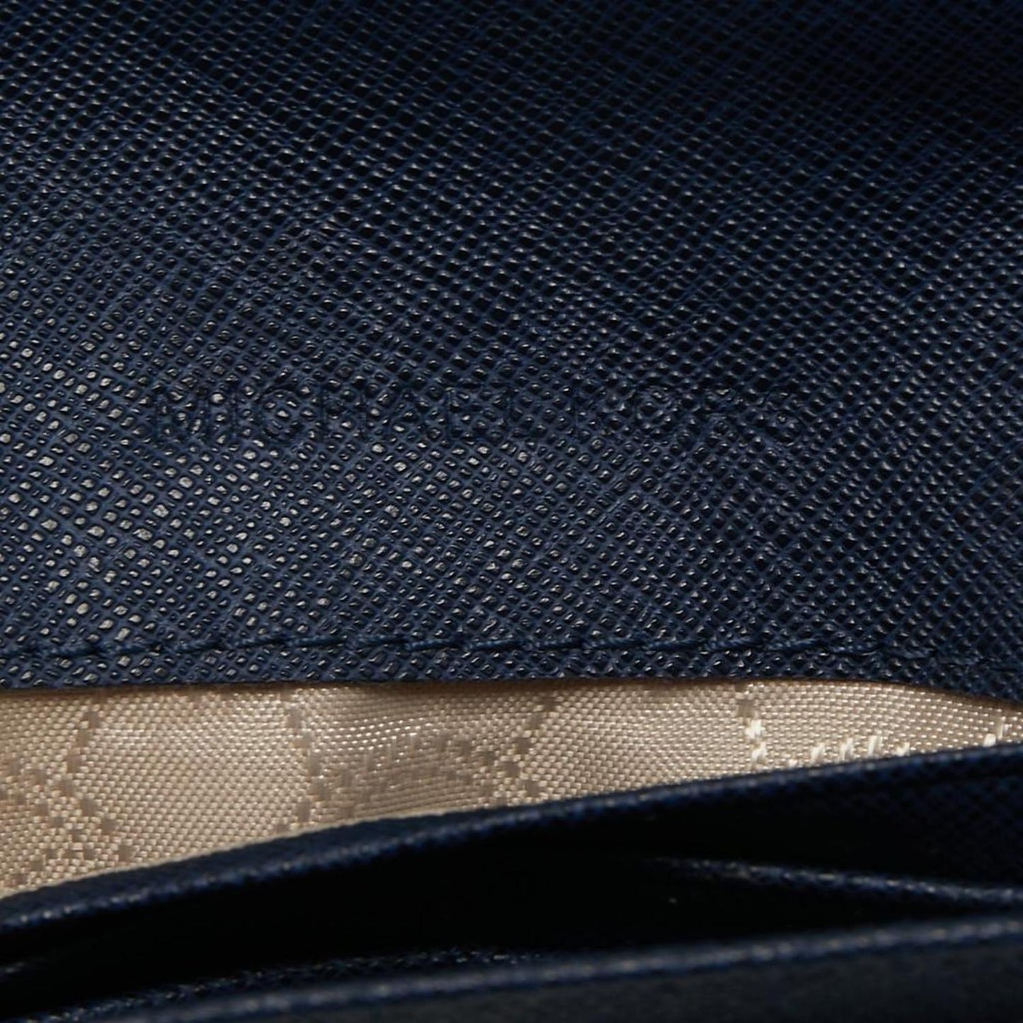 Michael Kors Blue Leather Jet Set Travel Wallet..