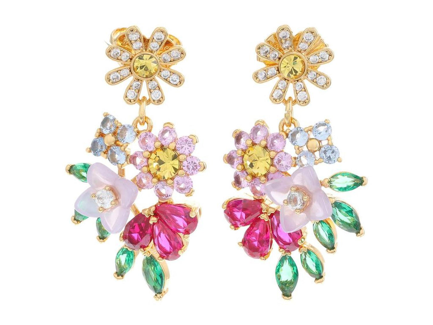 Bursting Blooms Drop Earrings