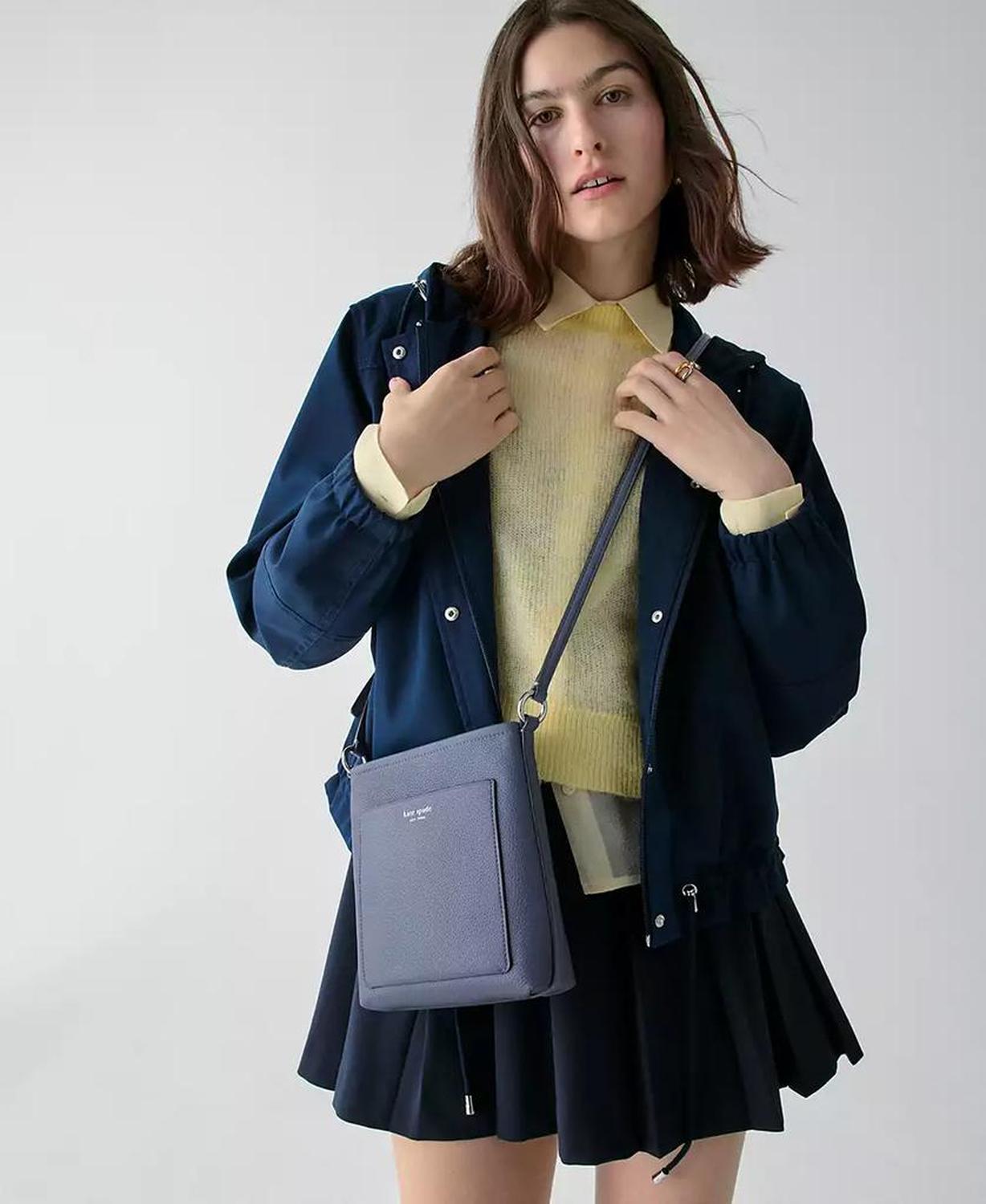 Ava Pebbled Leather Mini Crossbody Bag