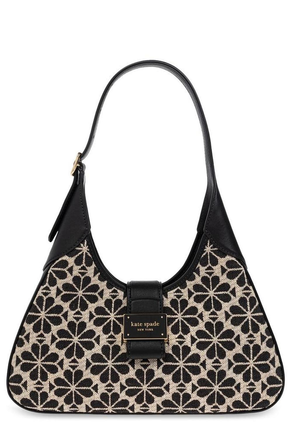 Kate Spade Flower Jacquard Zipped Shoulder Bag