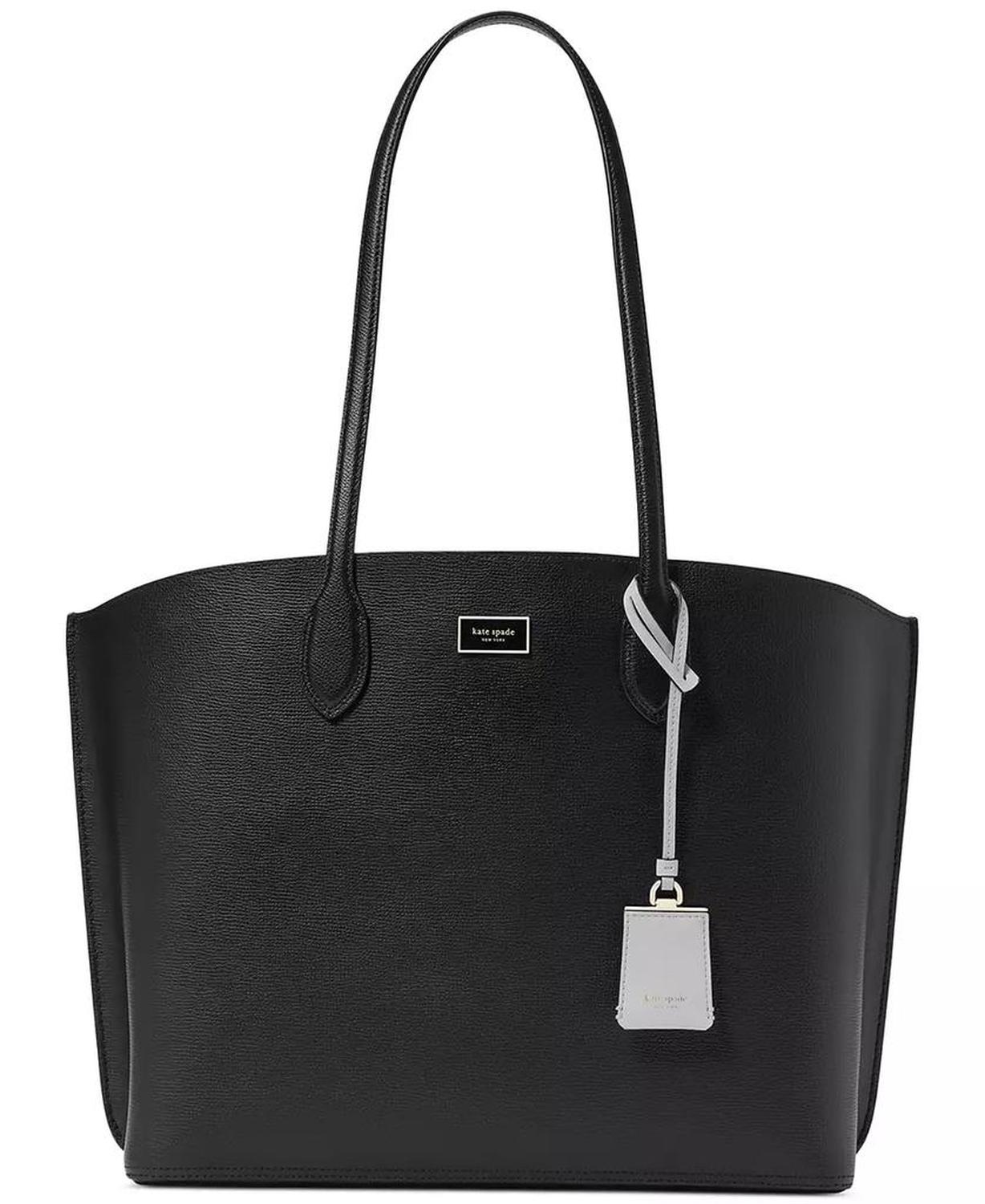 Suite Leather Work Tote Bag