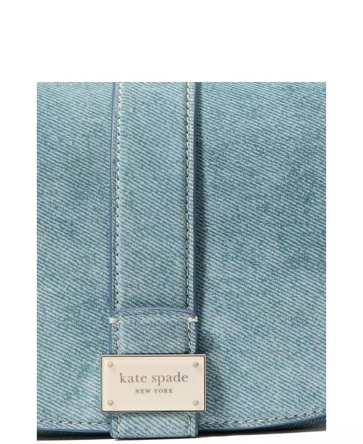 Nouveau Denim Mini Saddle Bag