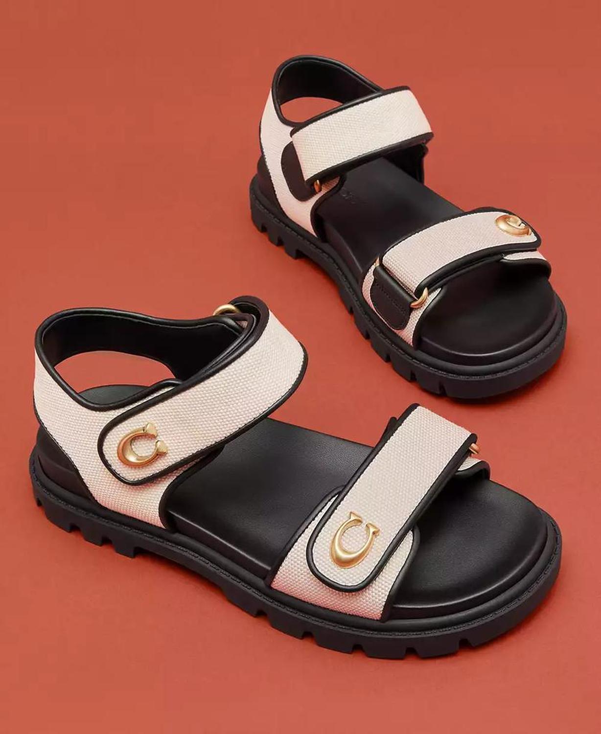 Women's Brynn Double-Band Sporty Lug-Sole Footbed Sandals