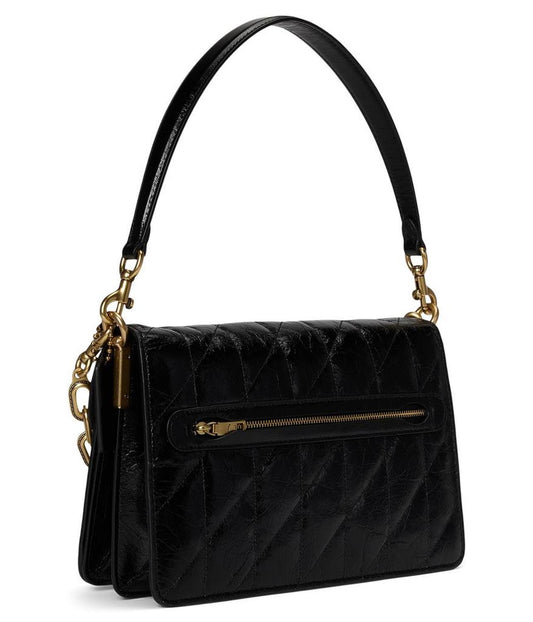 Chain Tabby Shoulder Bag With Quilting