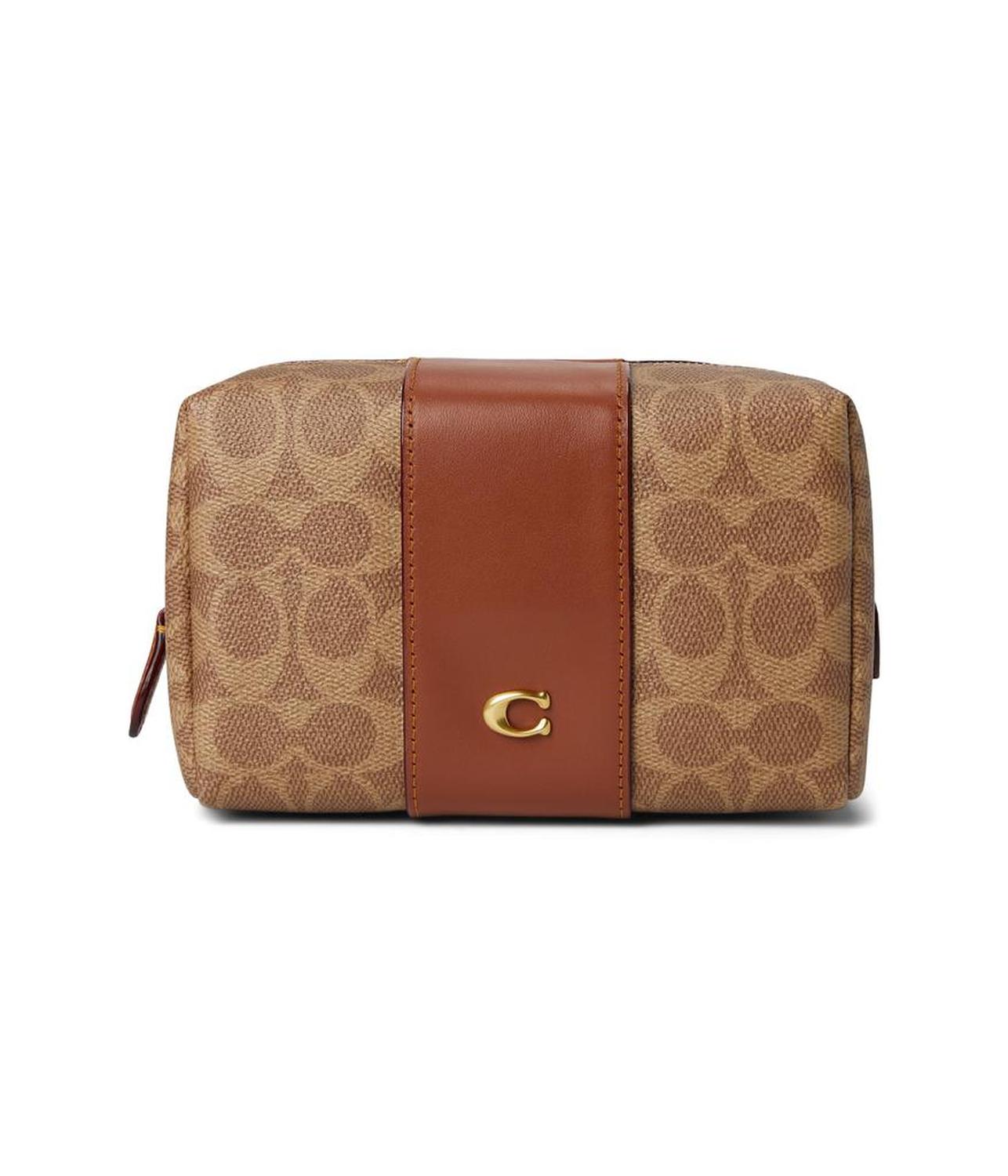 Essential Cosmetic Pouch In Signature Canvas