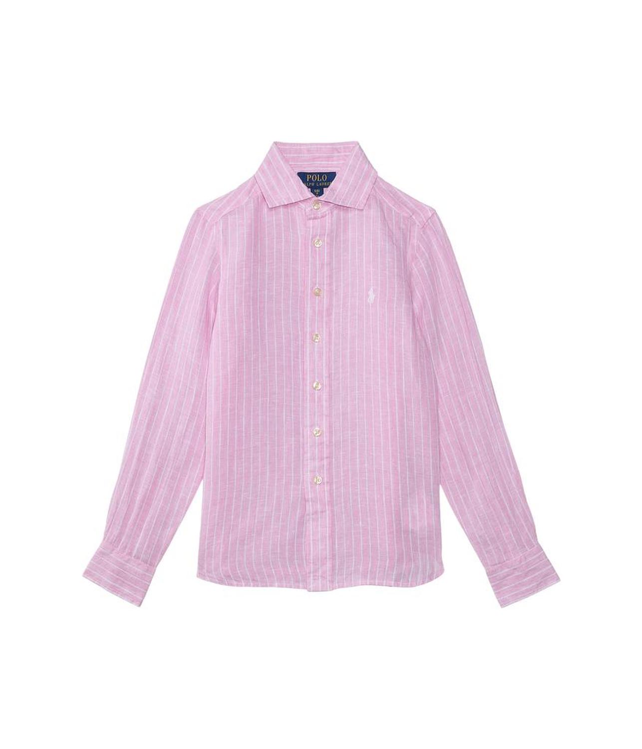 Striped Linen Shirt (Big Kid)