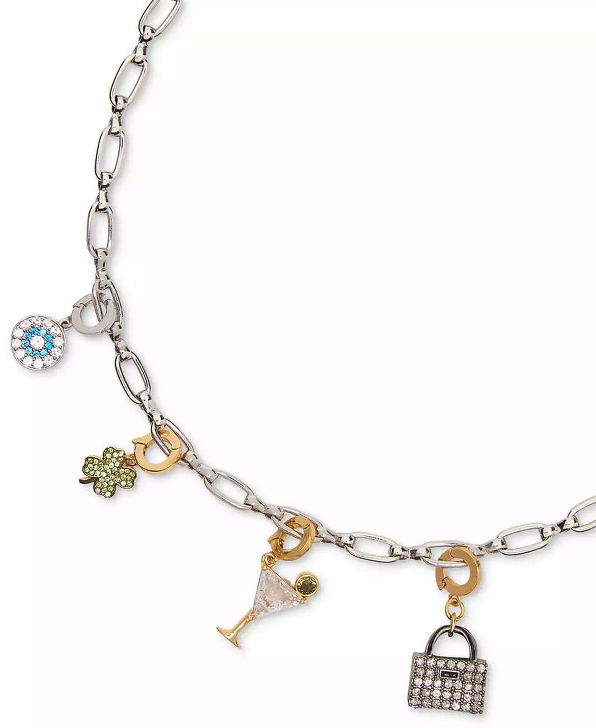 One In A Million Chain Charm Necklace, 16" + 3" extender