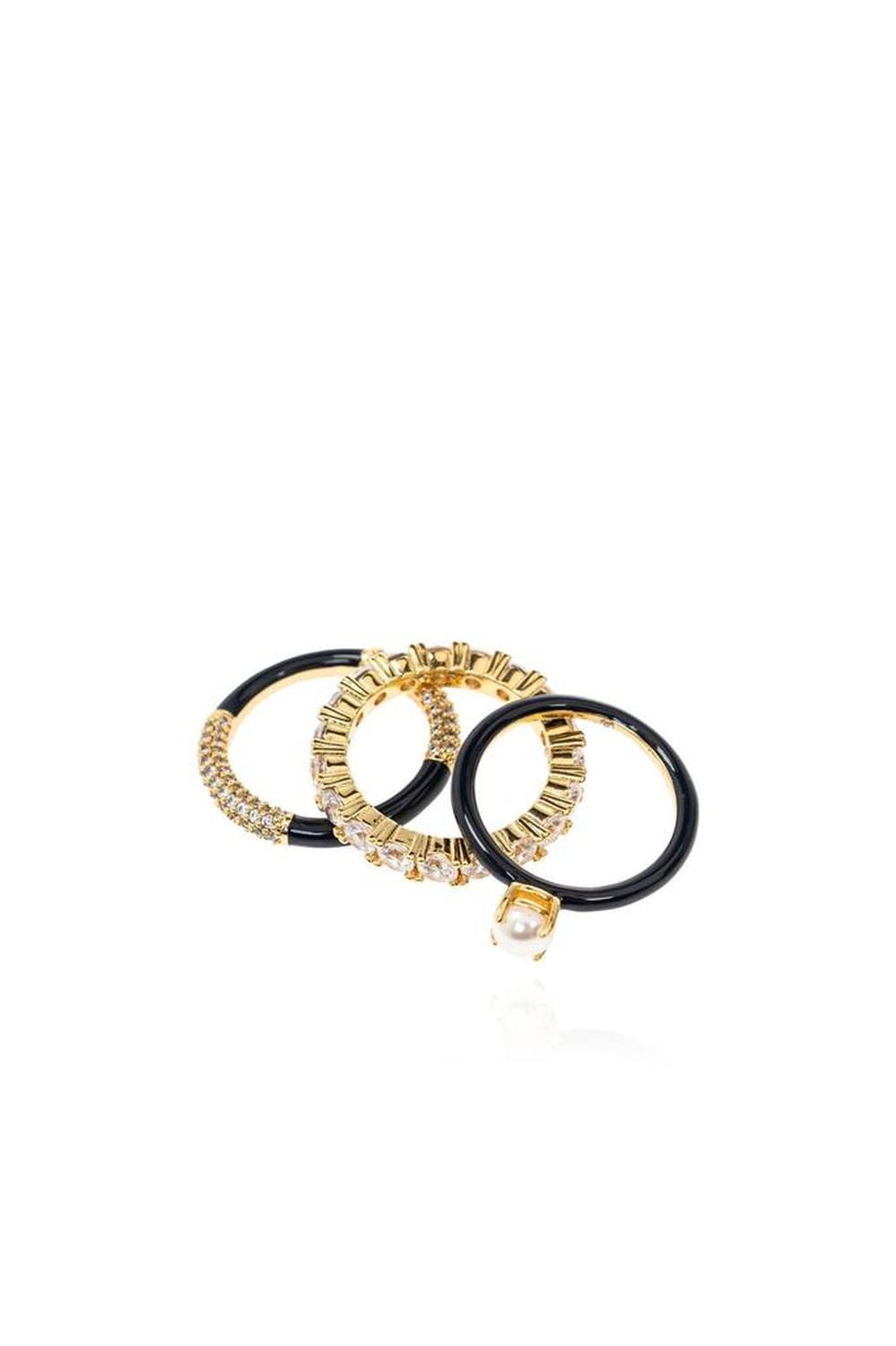 Kate Spade Hint Of Shimmer Stacking Ring Set