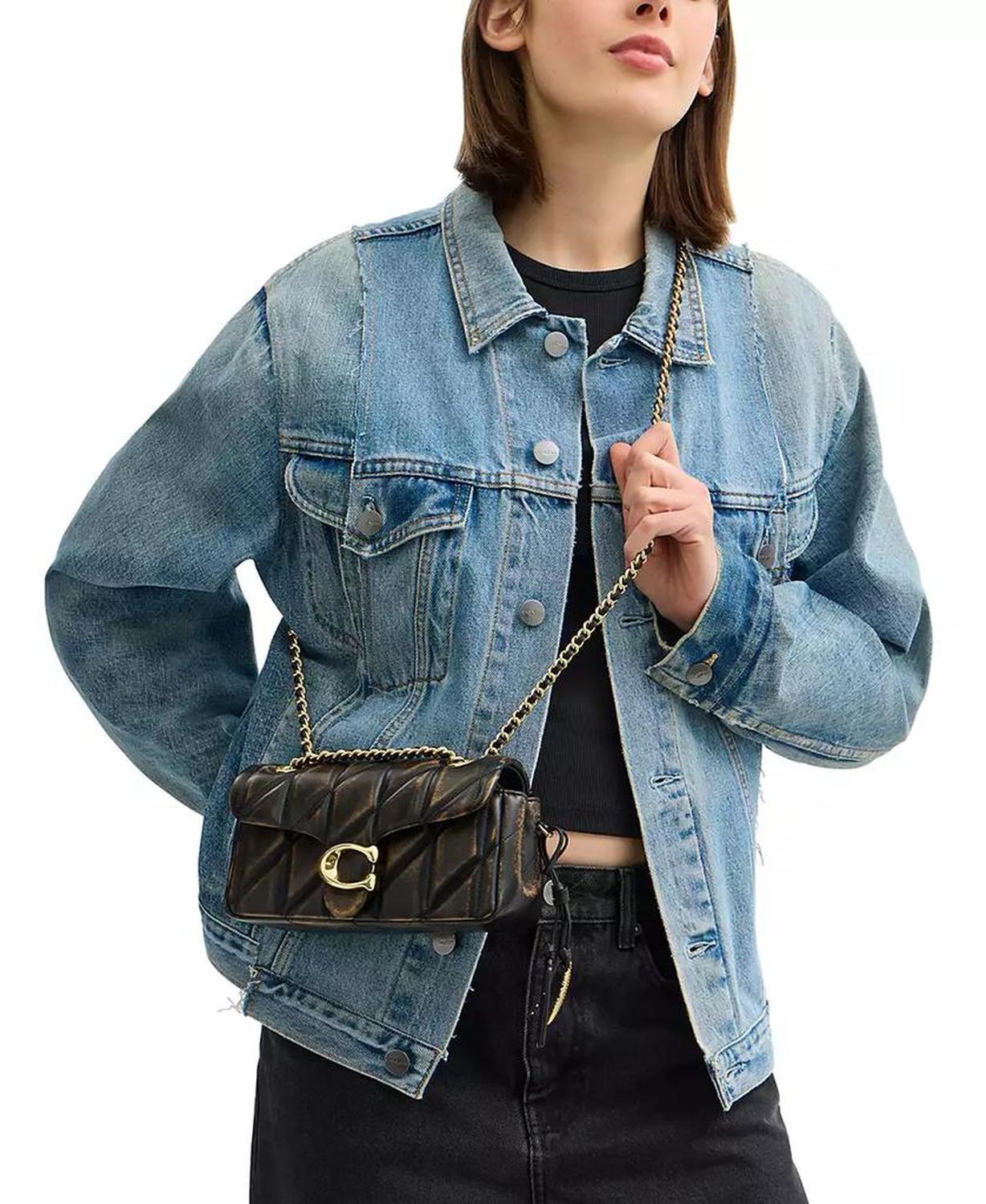 Tabby Quilted Leather Mini Shoulder Bag 20