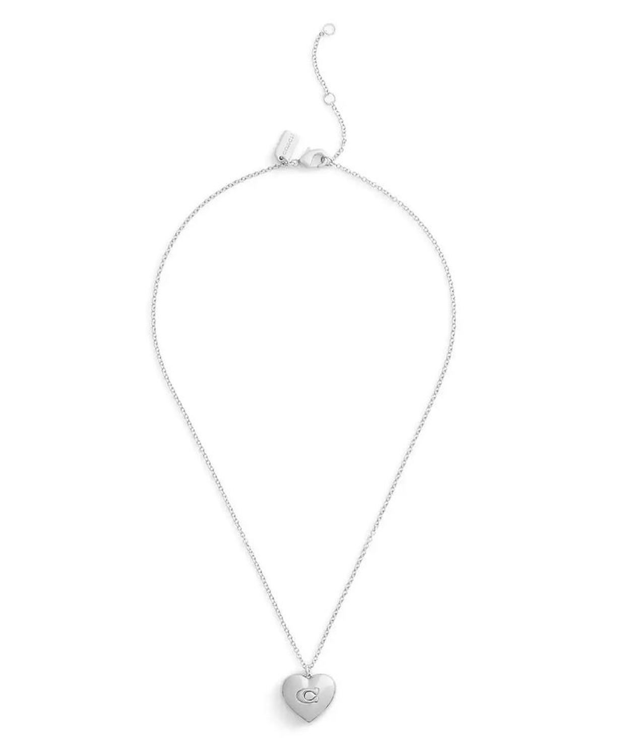 Signature Puffy Heart Pendant Necklace