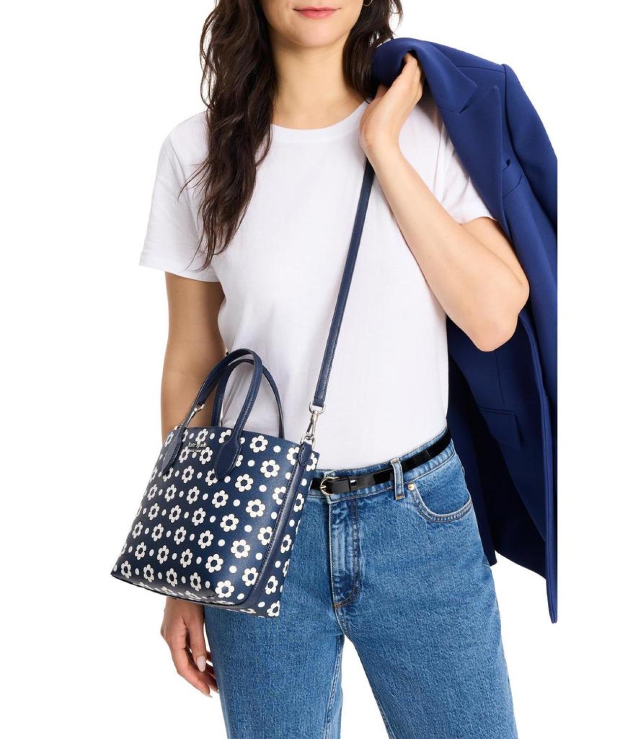 Bleecker Daisy Dot Printed Pvc Medium Crossbody Tote