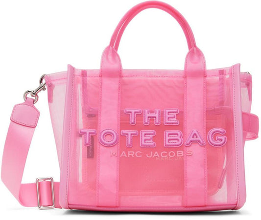 Pink 'The Mesh Small' Tote