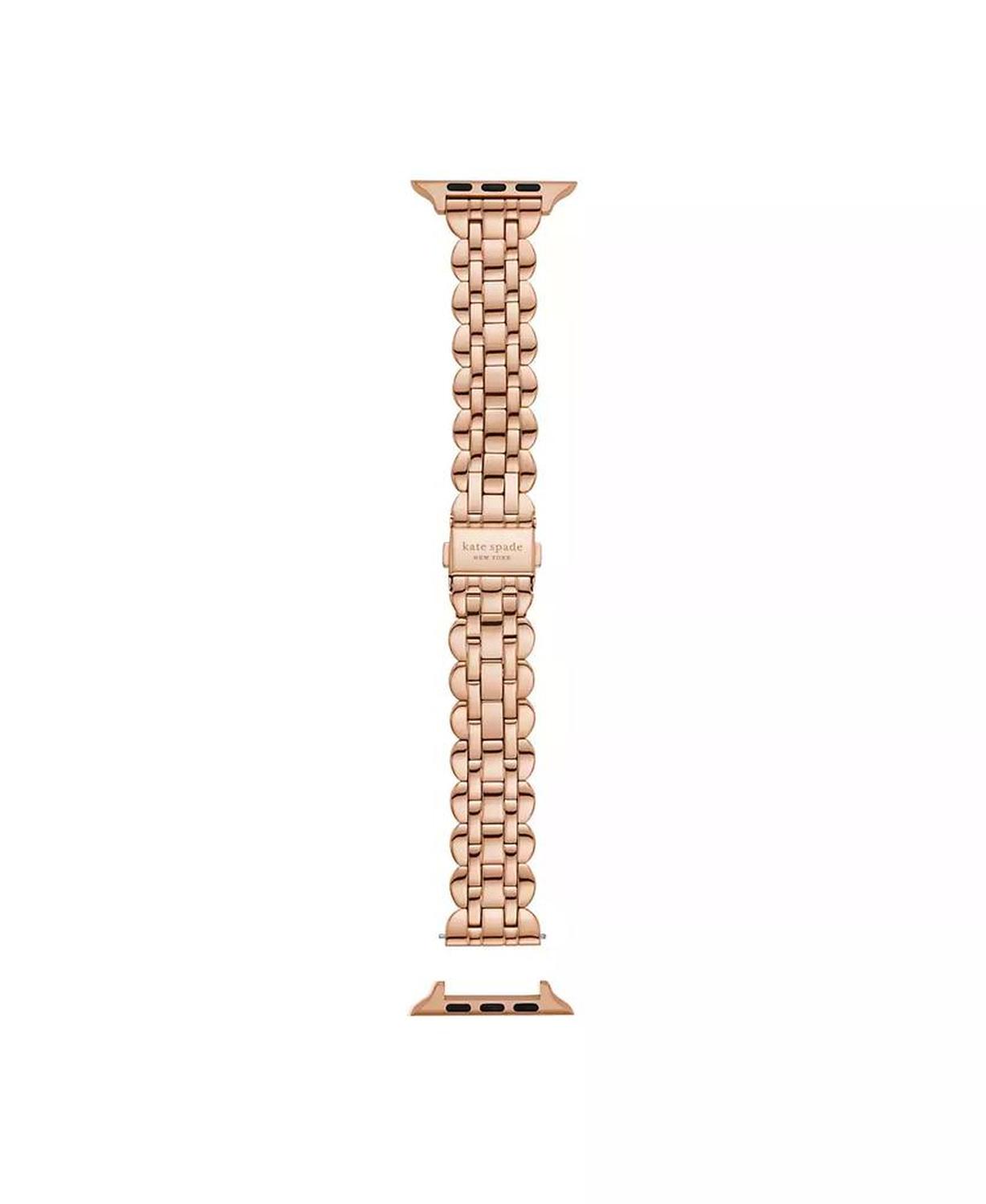 Women's Rose Gold-Tone Stainless Steel Band for Apple Watch, 42,44,45,49mm