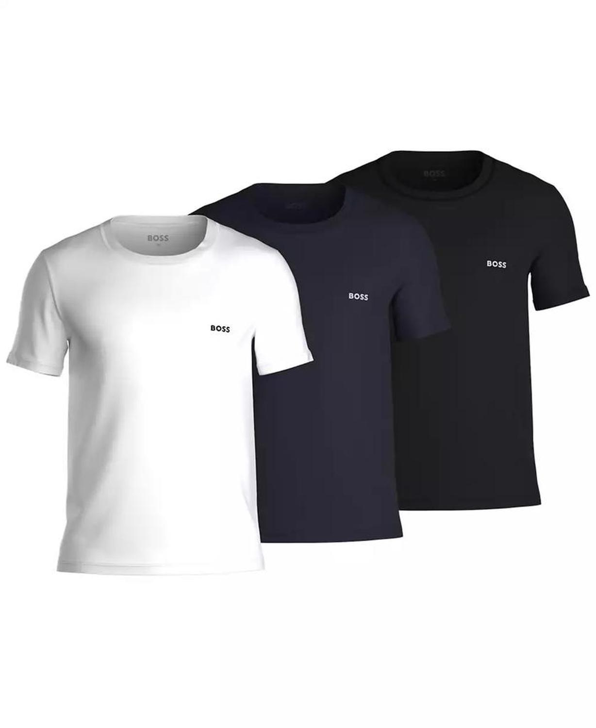 Men's Classic 3-Pk. Logo-Print Cotton T-Shirts