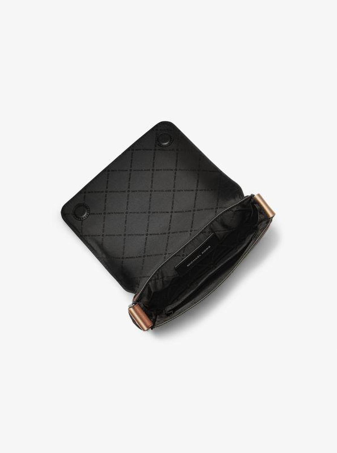 Cooper Color-Block Signature Logo Crossbody Bag with Pouch
