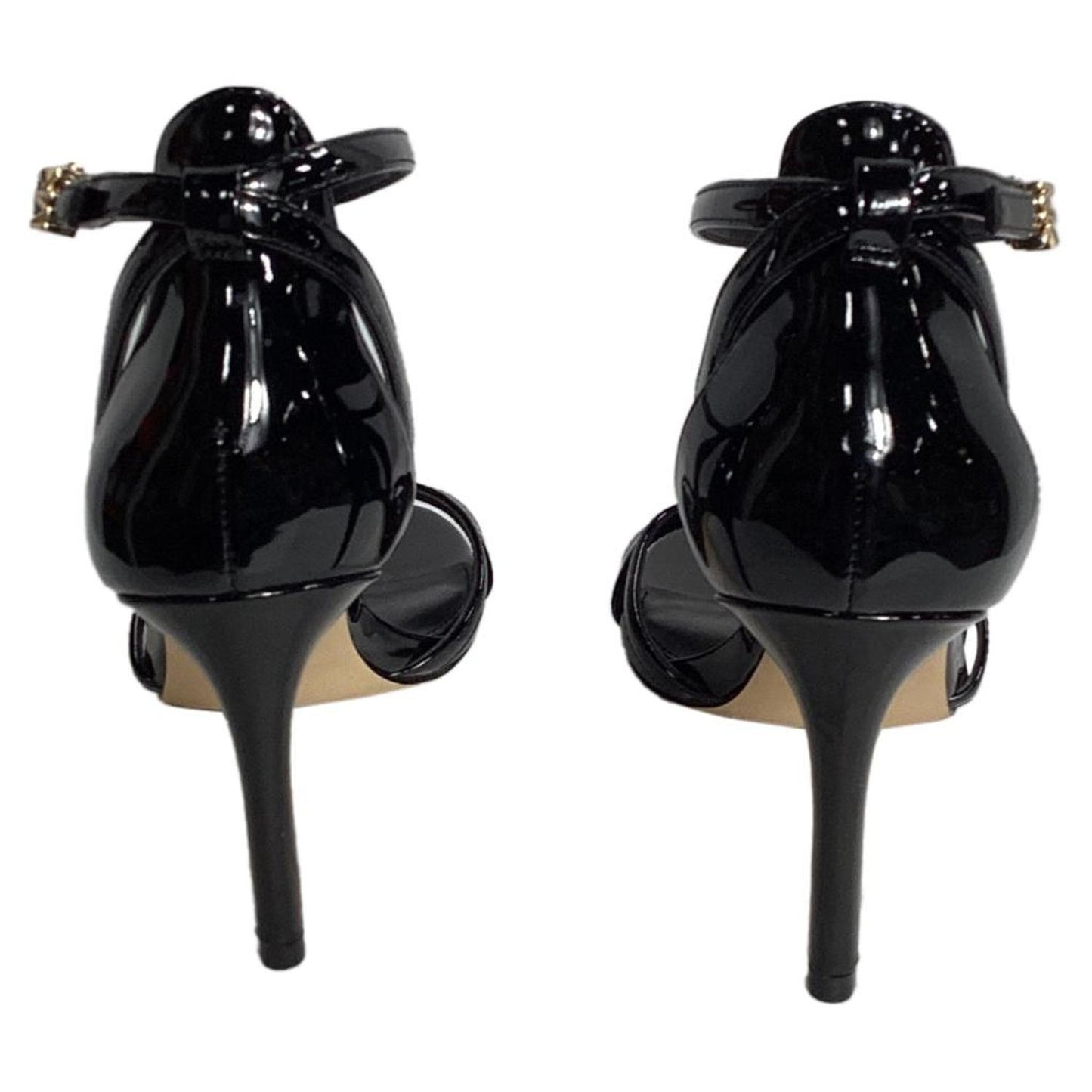 Kimberly Sandals in Black Leather