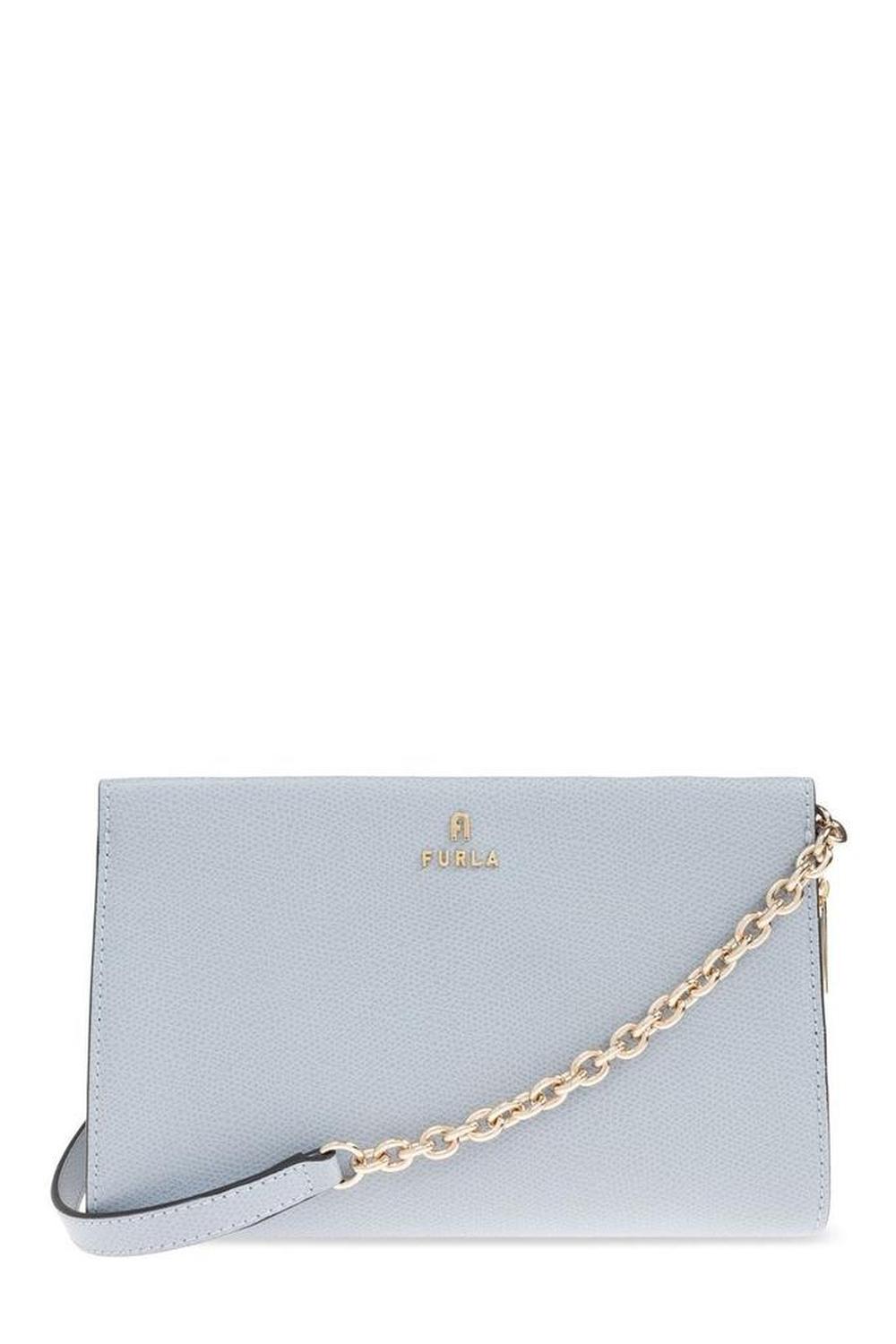 Furla Camelia Logo Lettering Mini Shoulder Bag