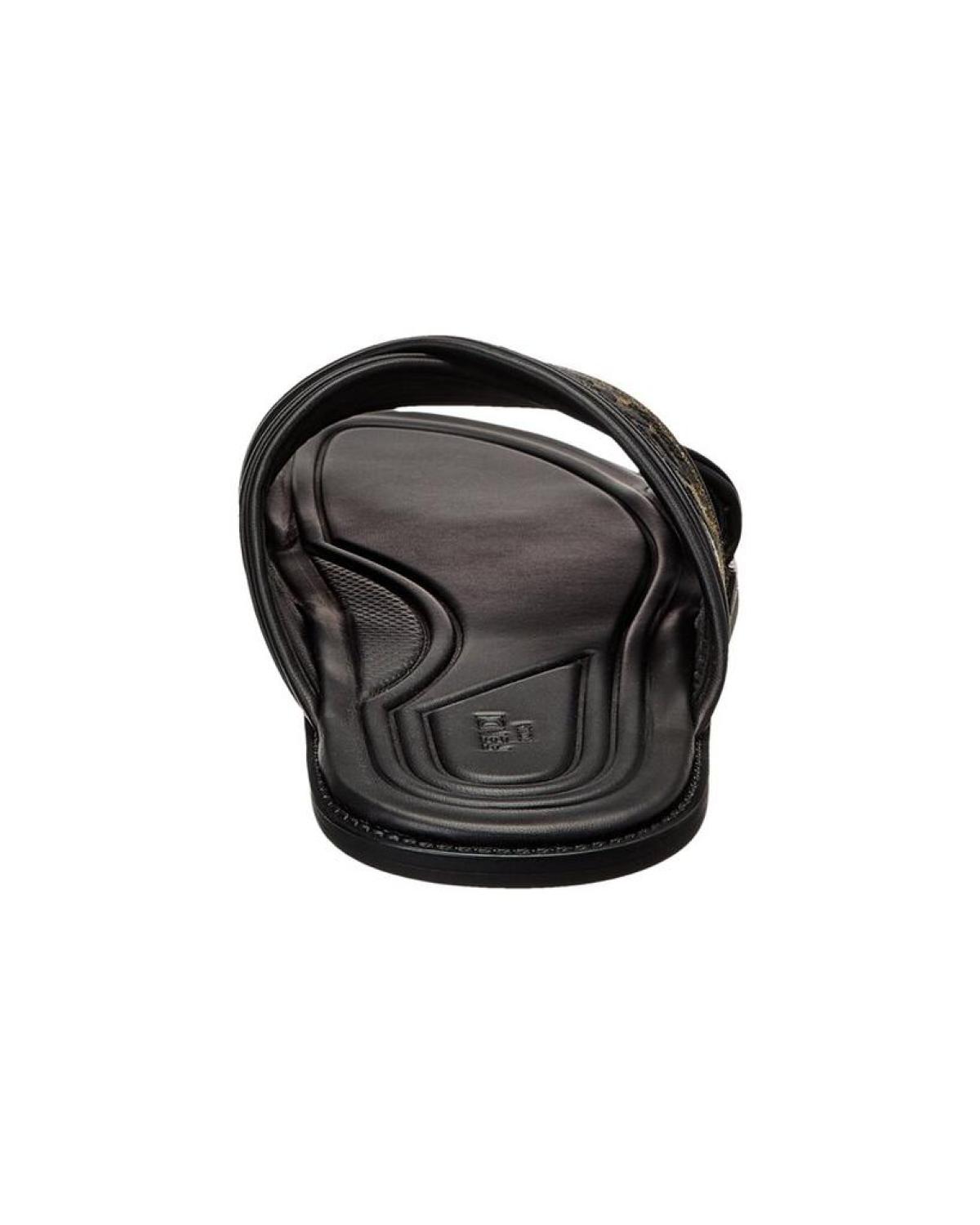 FENDI FF Canvas & Leather Sandal