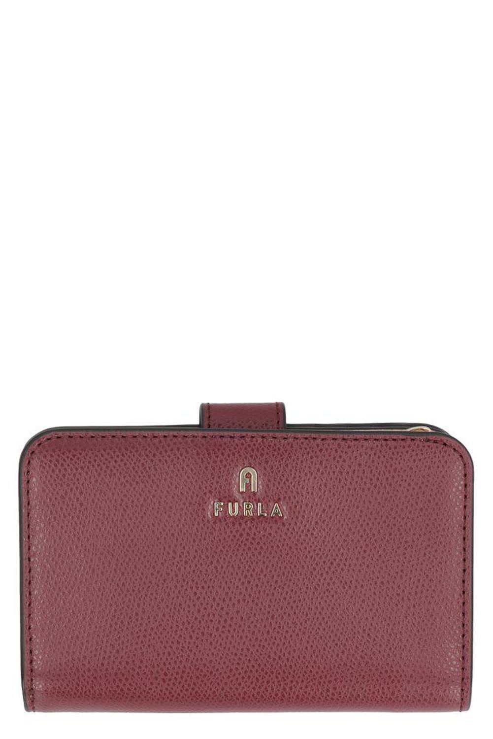 Furla Camelia Logo Lettering Wallet