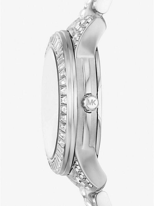 Limited-Edition Petite Runway Pavé Silver-Tone Watch