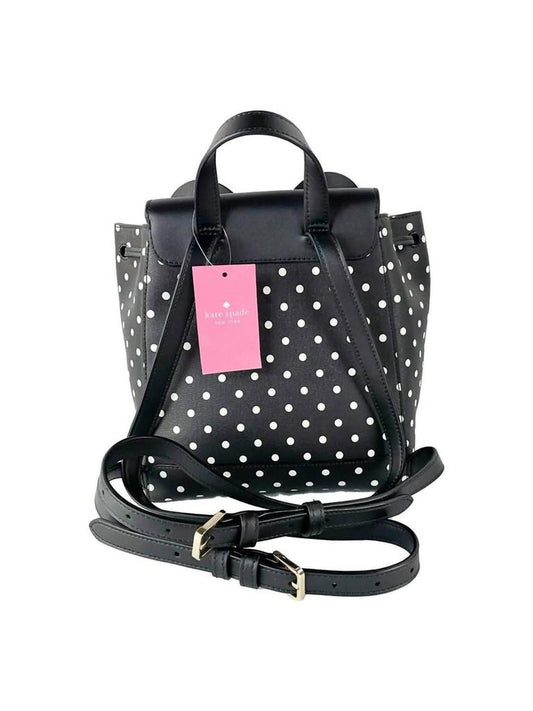 Women's Minnie Mouse Leather Backpack In Black