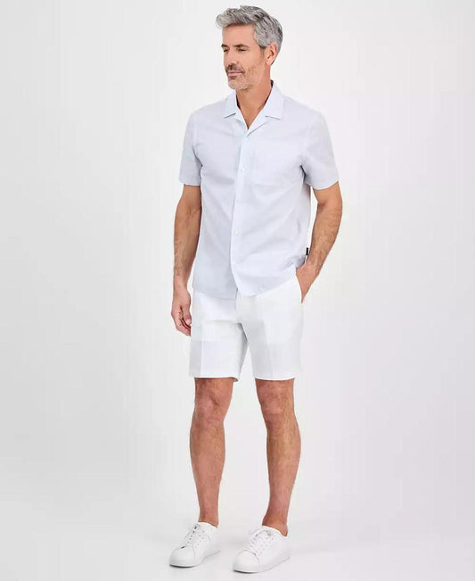 Men's Relaxed-Fit Dobby Stripe Shirt