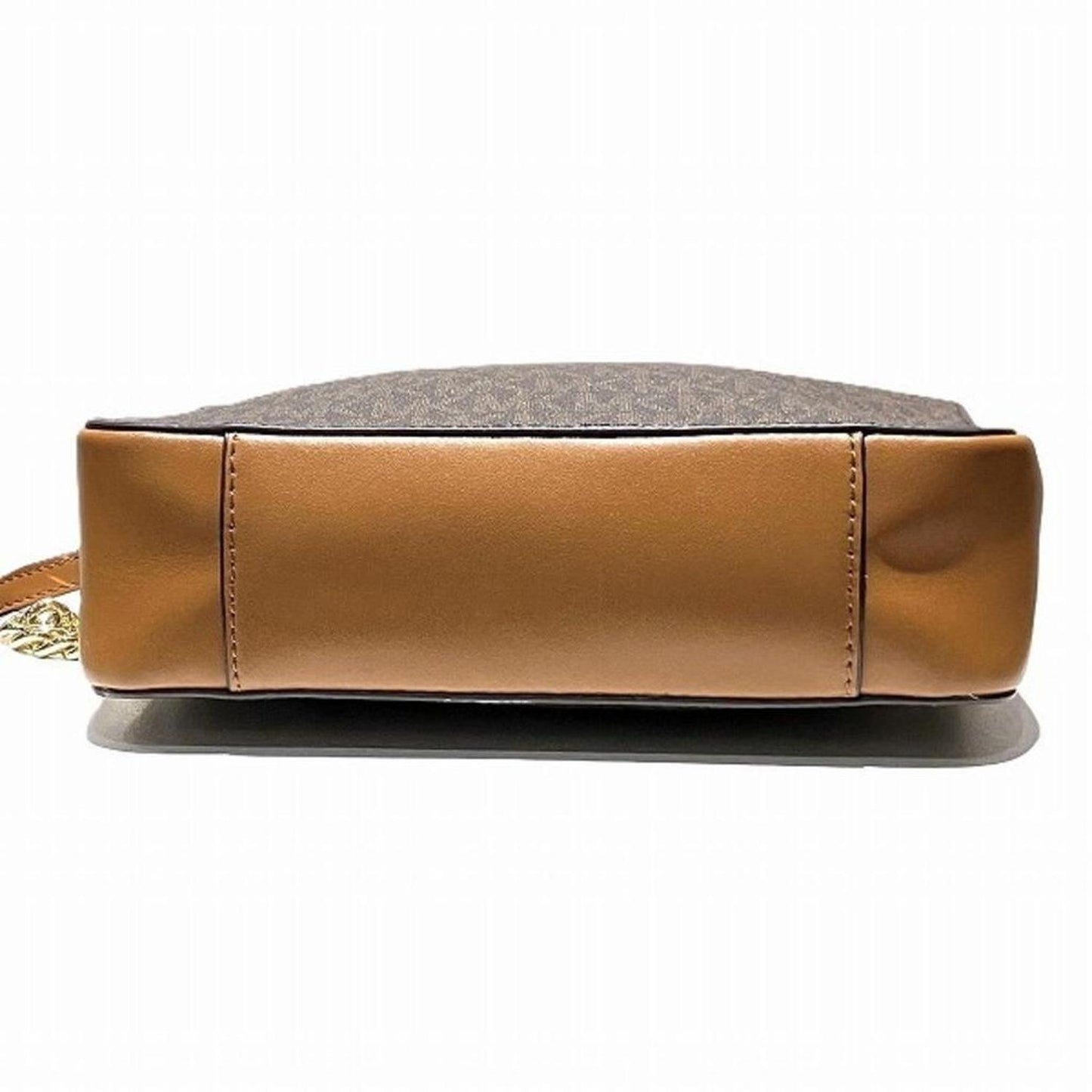 Coated Canvas Leather Shoulder Bag (Pre-Owned)