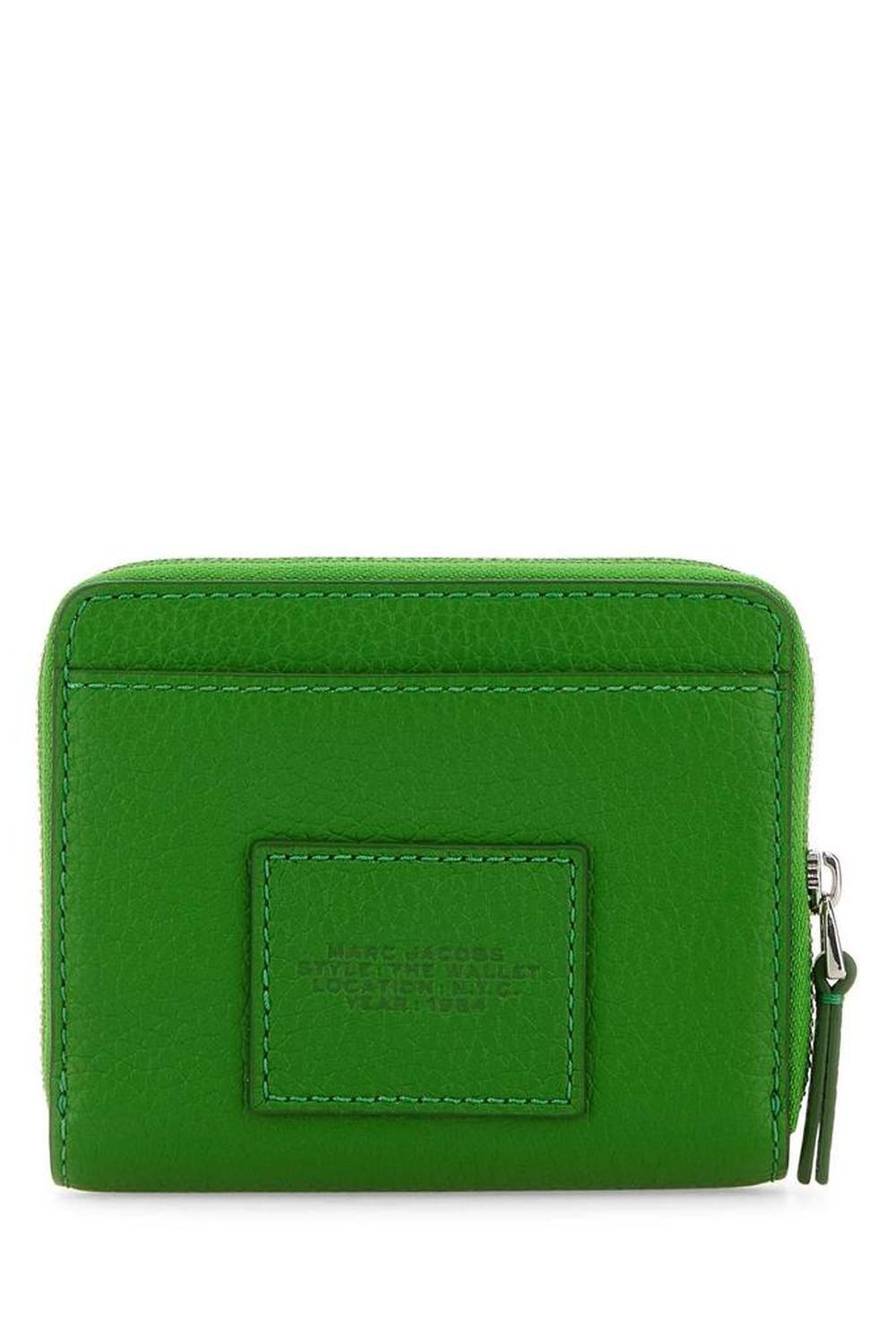 Marc Jacobs Logo Printed Zipped Mini Compact Wallet