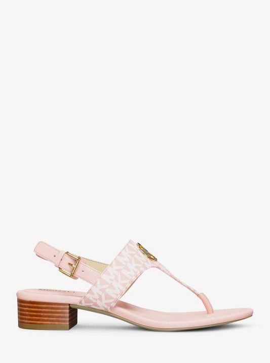 Hannah Signature Logo T-Strap Sandal