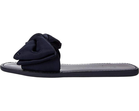 Bikini Sandal Women's US 8 Blue Bow Square Toe Slide KHD2652