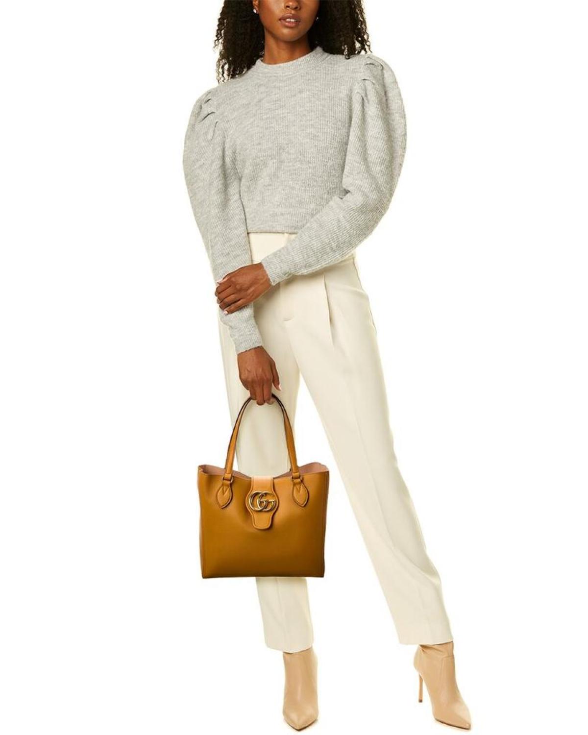 Gucci Double G Small Leather Tote