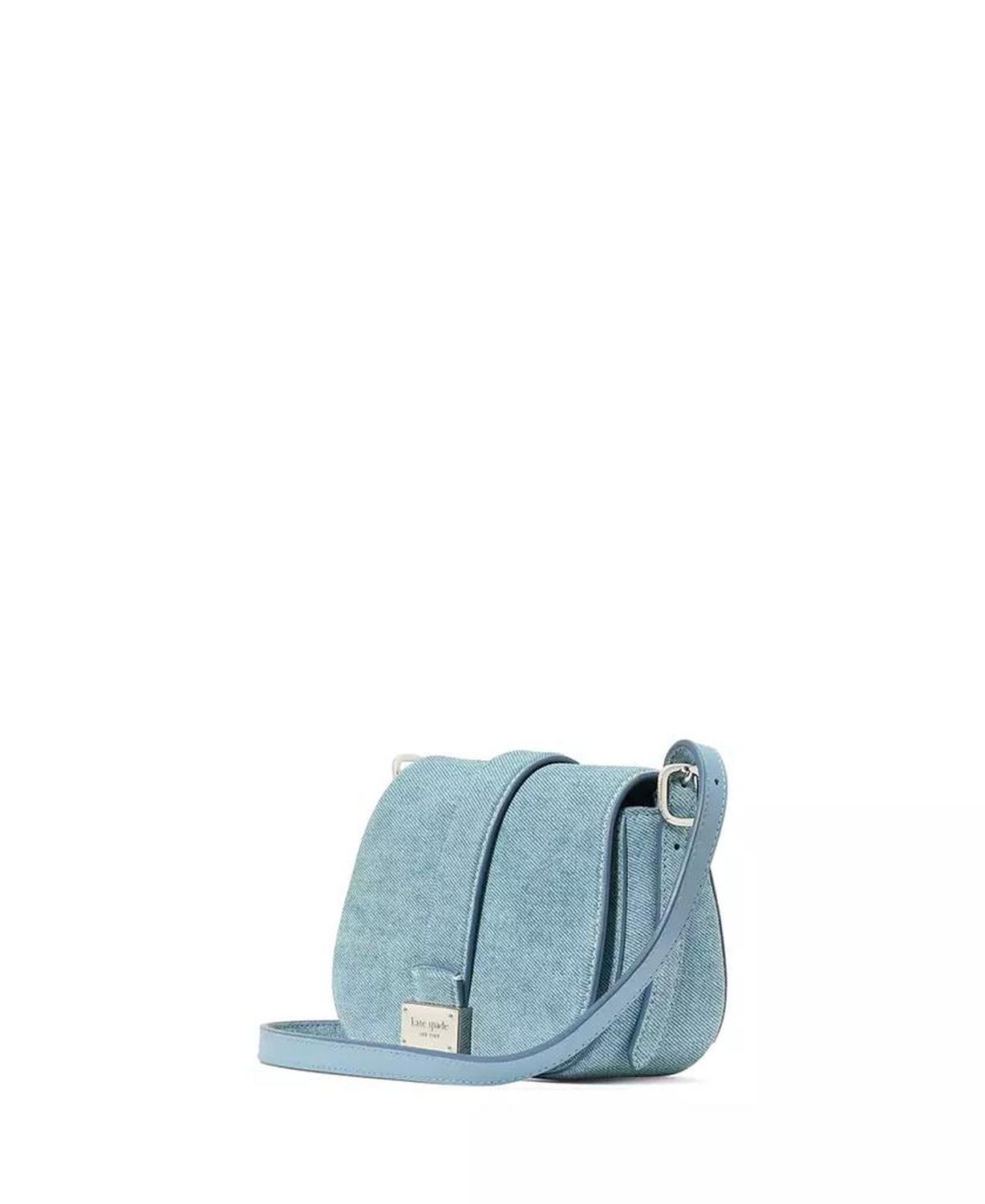 Nouveau Denim Mini Saddle Bag