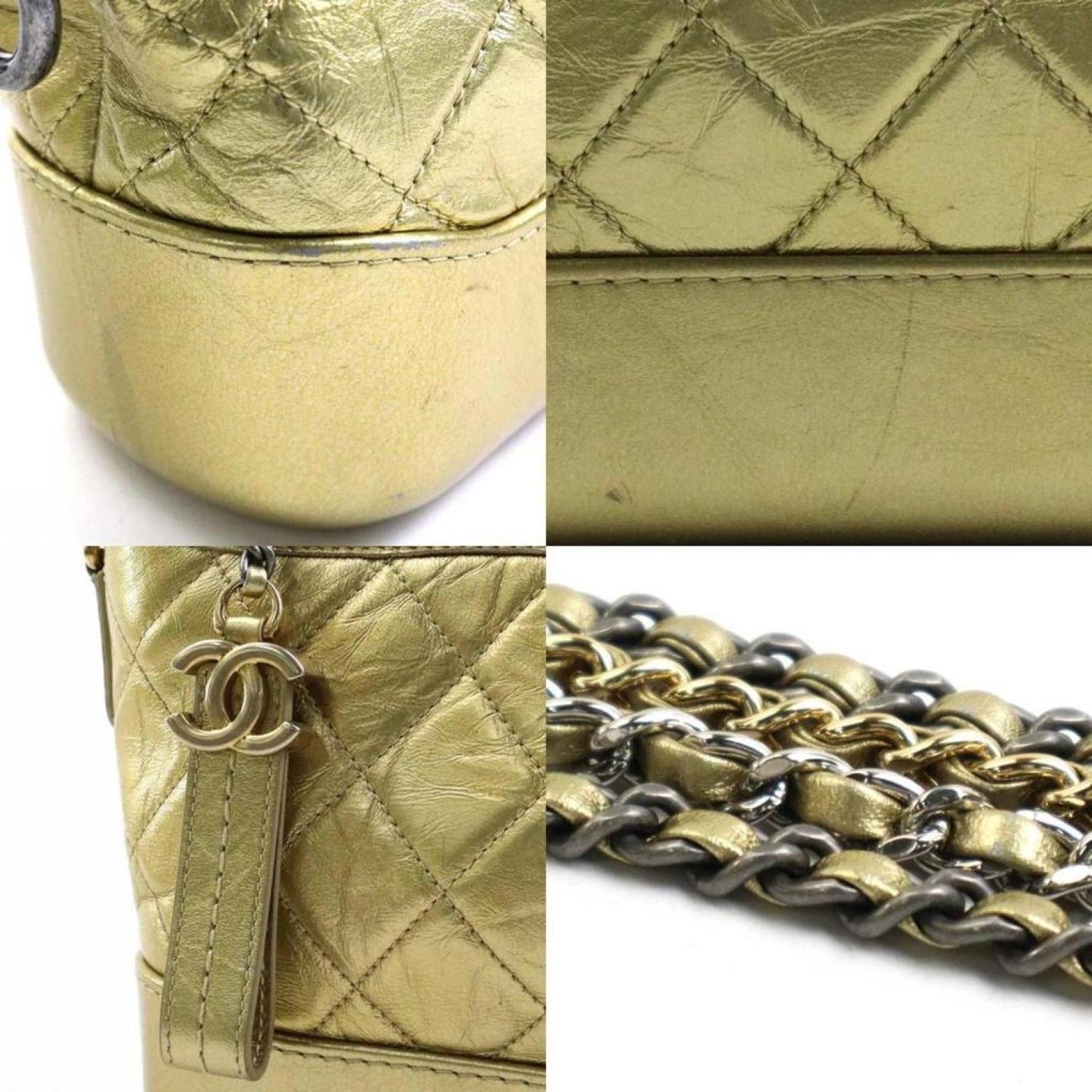 Chanel Gabrielle Metal Shoulder Bag (Pre-Owned)