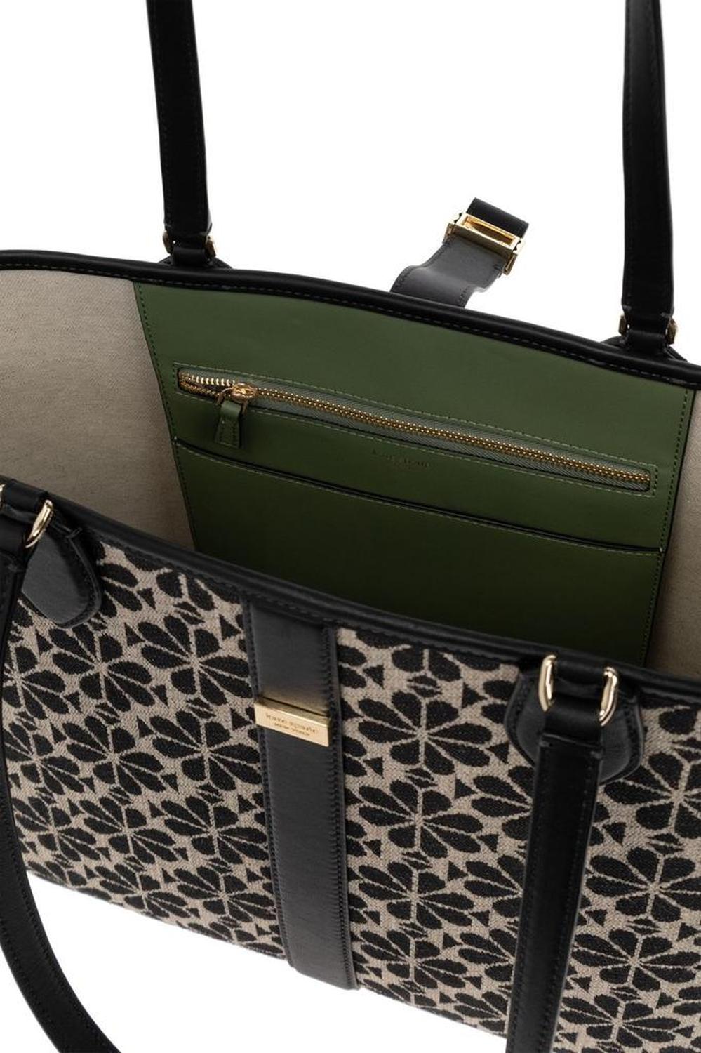 Kate Spade Spade Flower Jacquard Medium Open Tote Bag