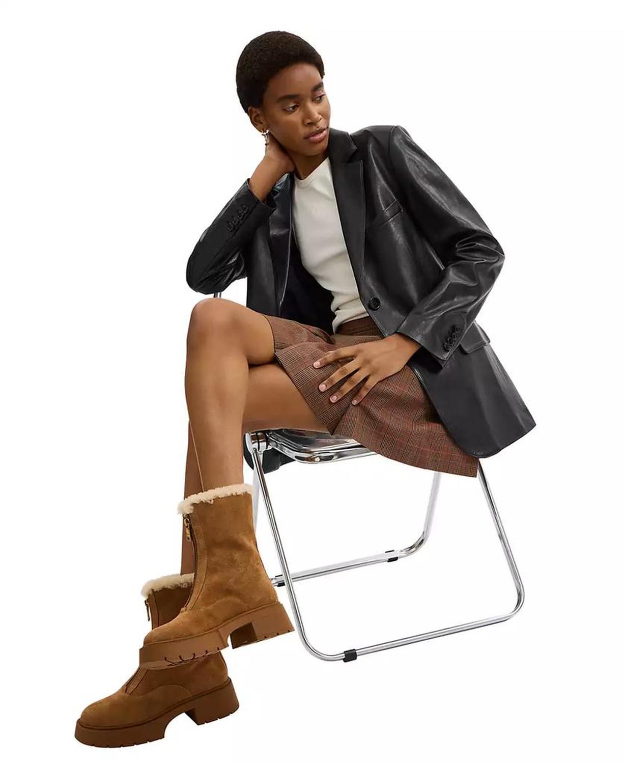 Women's Leah Platform Front Zip Booties