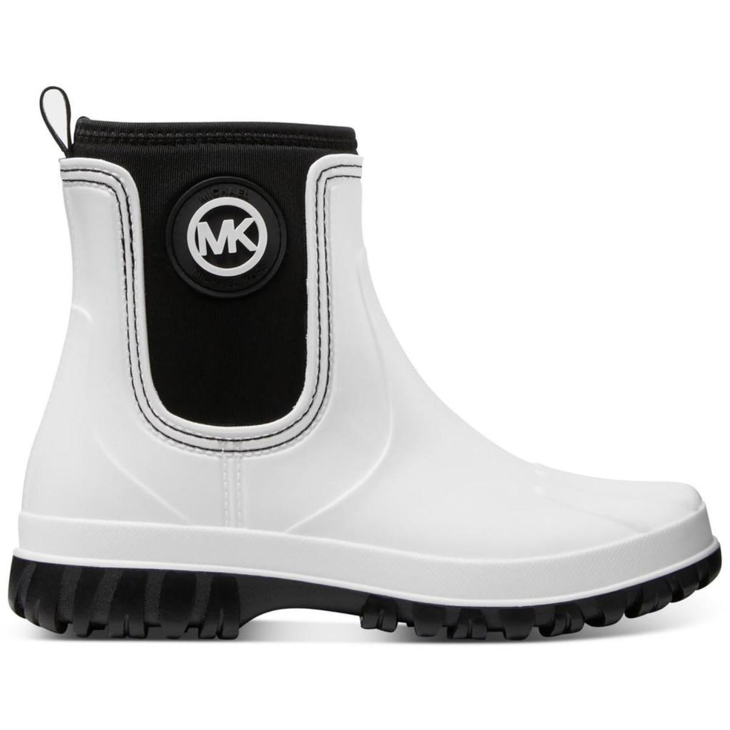 Tucker Rainbootie Womens Chunky Round Toe Rain Boots