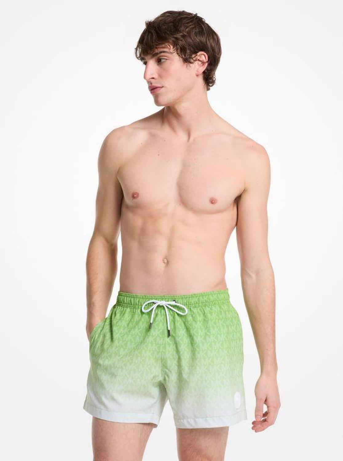 Ombré Signature Logo Swim Trunks