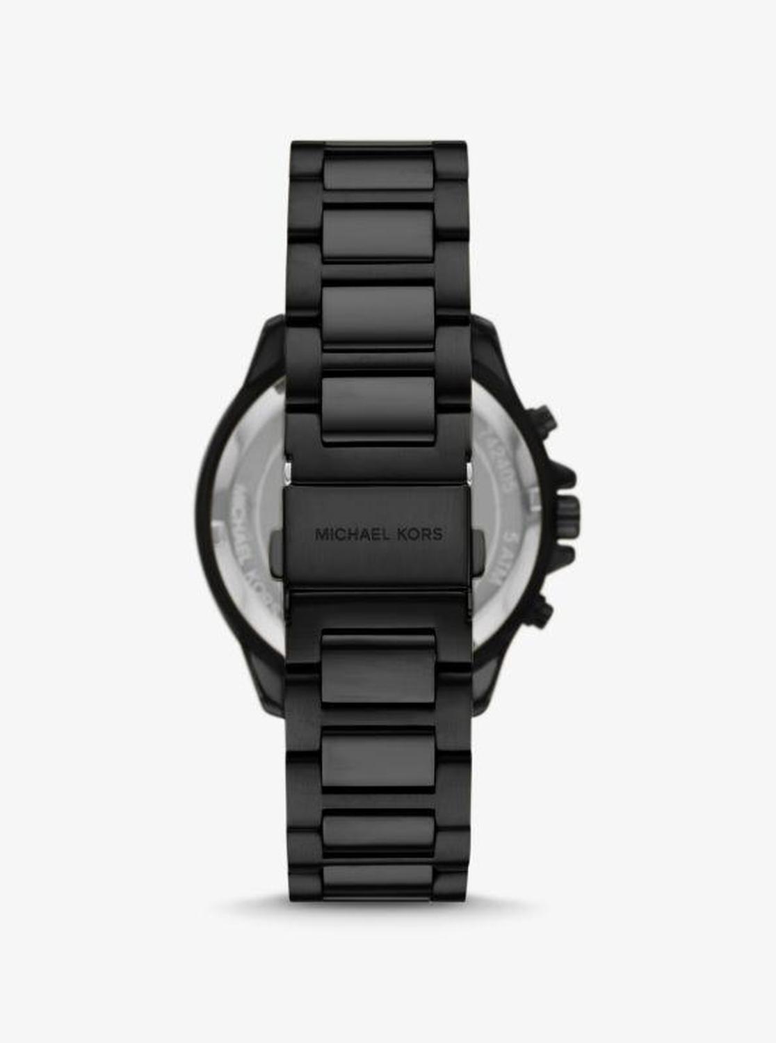 Oversized Sage Black-Tone Watch
