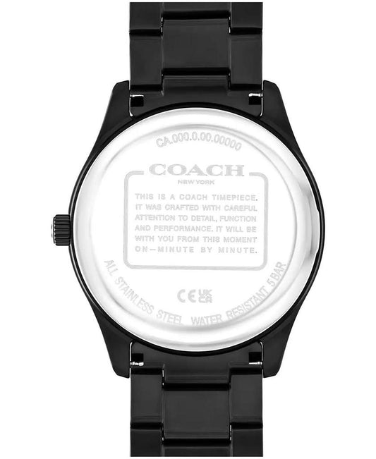 Men's Oliver Black IP Stainless Steel Bracelet Watch, 41mm