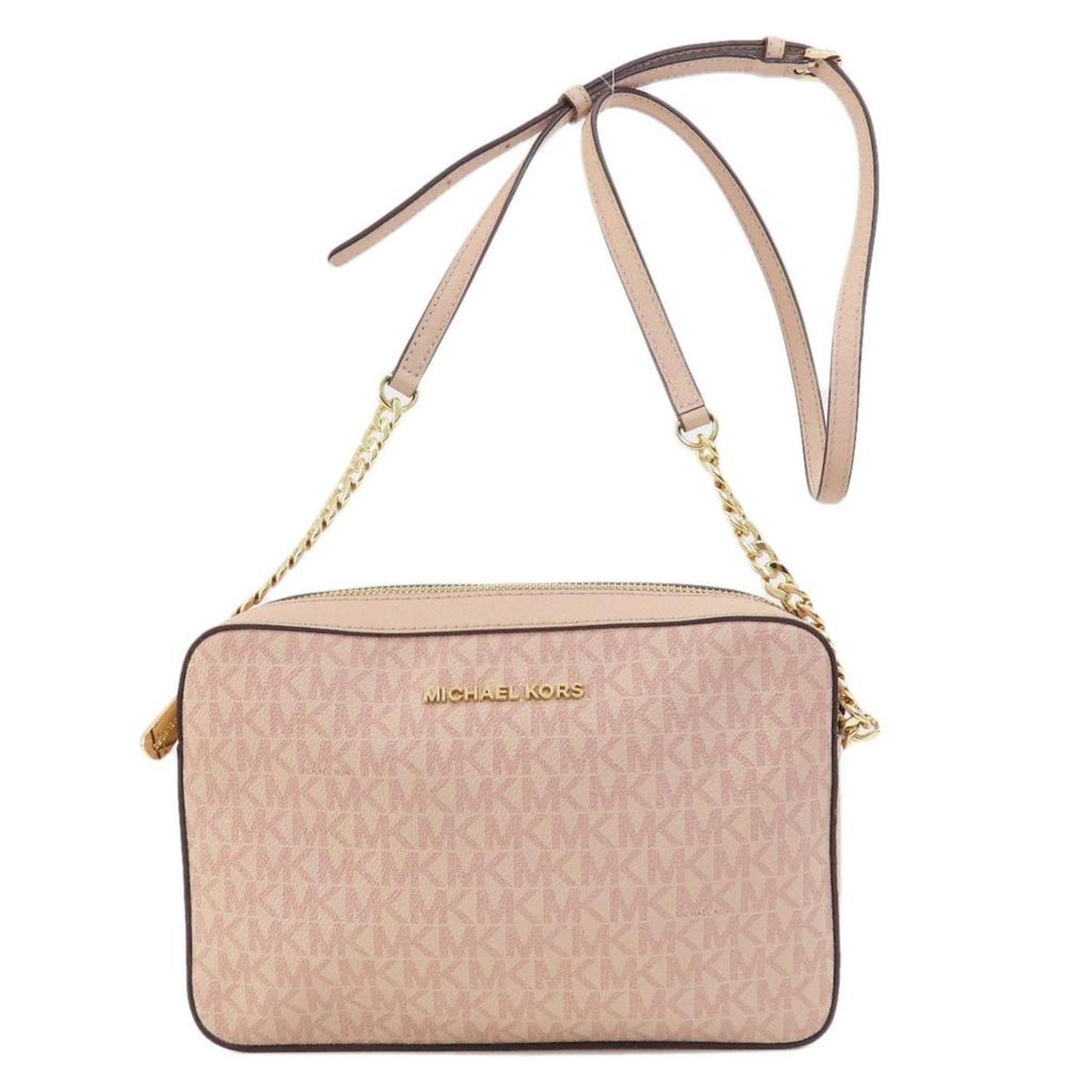 Michael Kors Jet Set Canvas Shoulder Bag (Pre-Owned)