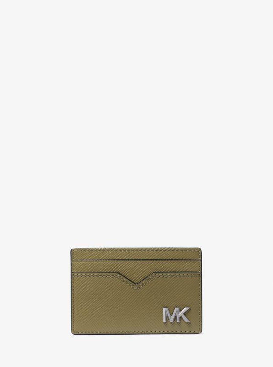Edison Scratch-Resistant Crossgrain Leather Card Case