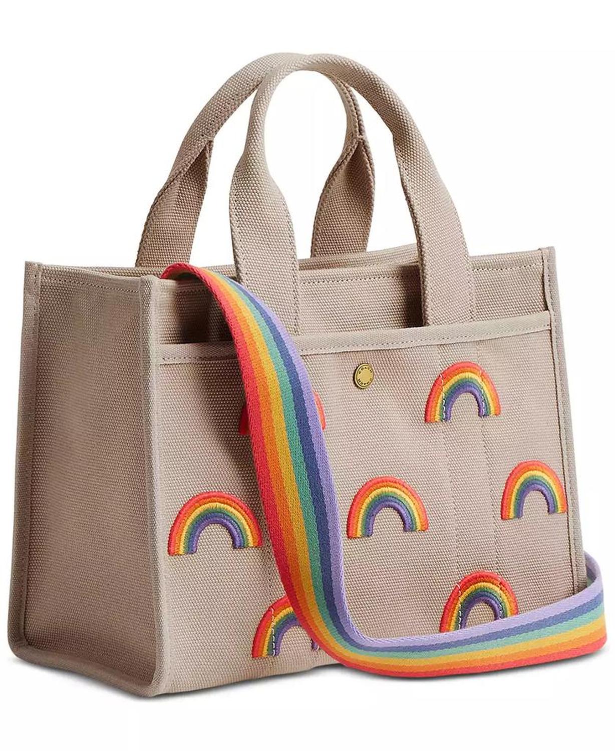 Cargo Tote Bag 26 With Rainbow
