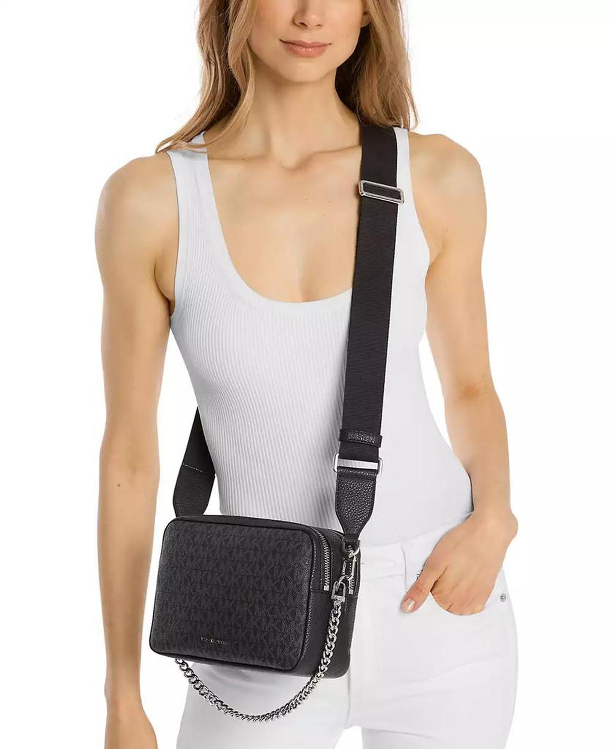 Bryant Medium Double Zip Chain Camera Crossbody
